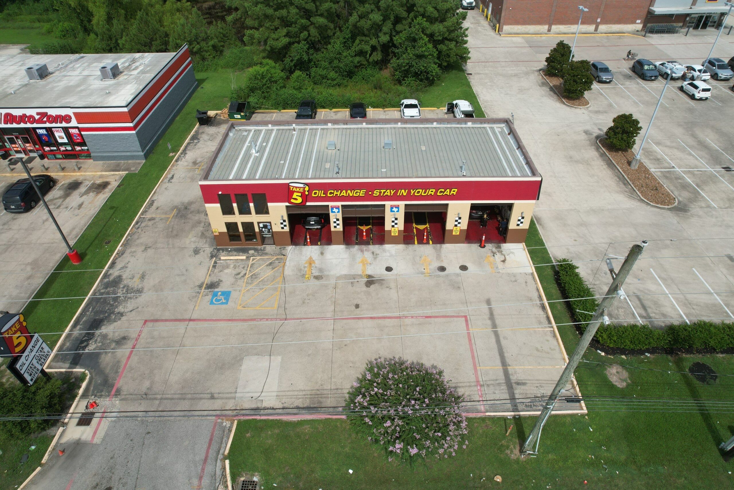 Keeping Business Rolling: Metal Roof Replacement for Take 5 Oil Change in Crosby, TX